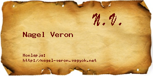 Nagel Veron névjegykártya